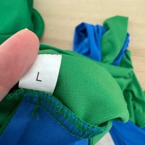 Luigi from Mario bros costume.